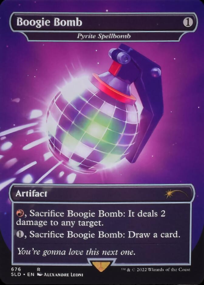 Pyrite Spellbomb - Boogie Bomb (Borderless) [Secret Lair Drop Promos] | Cracking-Singles