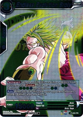 Endless Evolution Broly (Metallic Foil) (Event Pack 2018) (P-033) [Promotion Cards] | Cracking-Singles