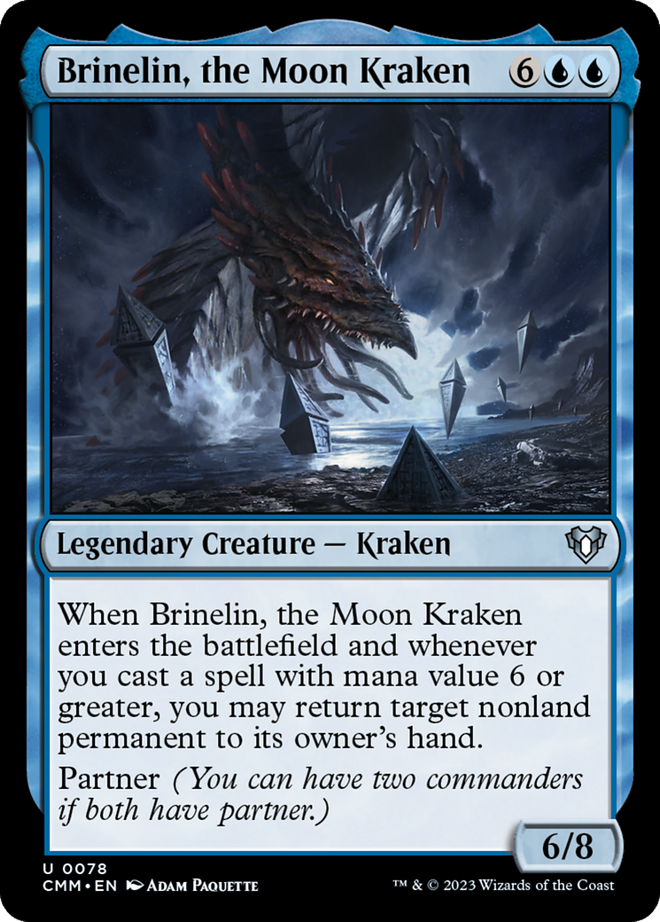 Brinelin, the Moon Kraken [Commander Masters] | Cracking-Singles