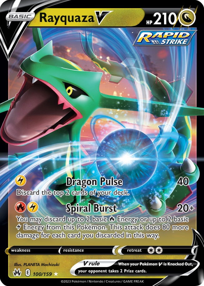 Rayquaza V 100/159 (Jumbo Card) [Sword & Shield: Evolving Skies] | Cracking-Singles