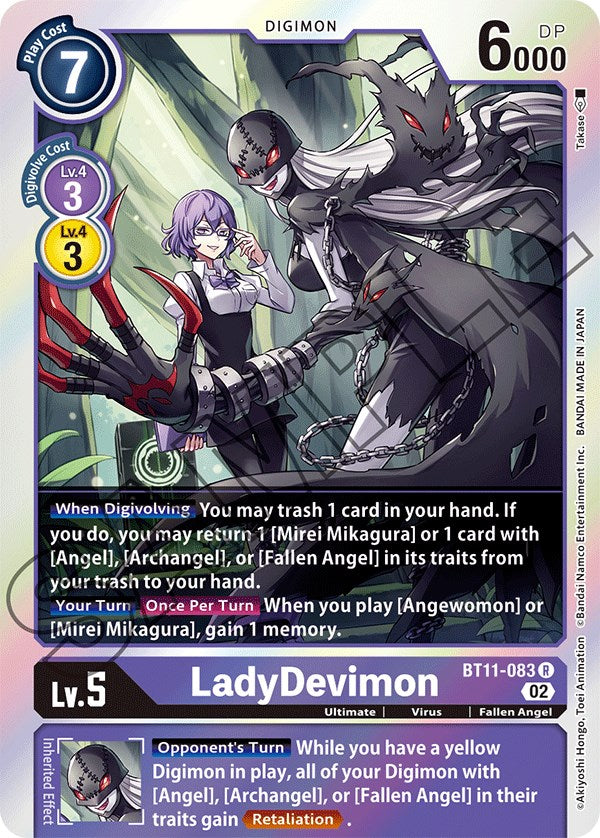 LadyDevimon [BT11-083] [Dimensional Phase] | Cracking-Singles