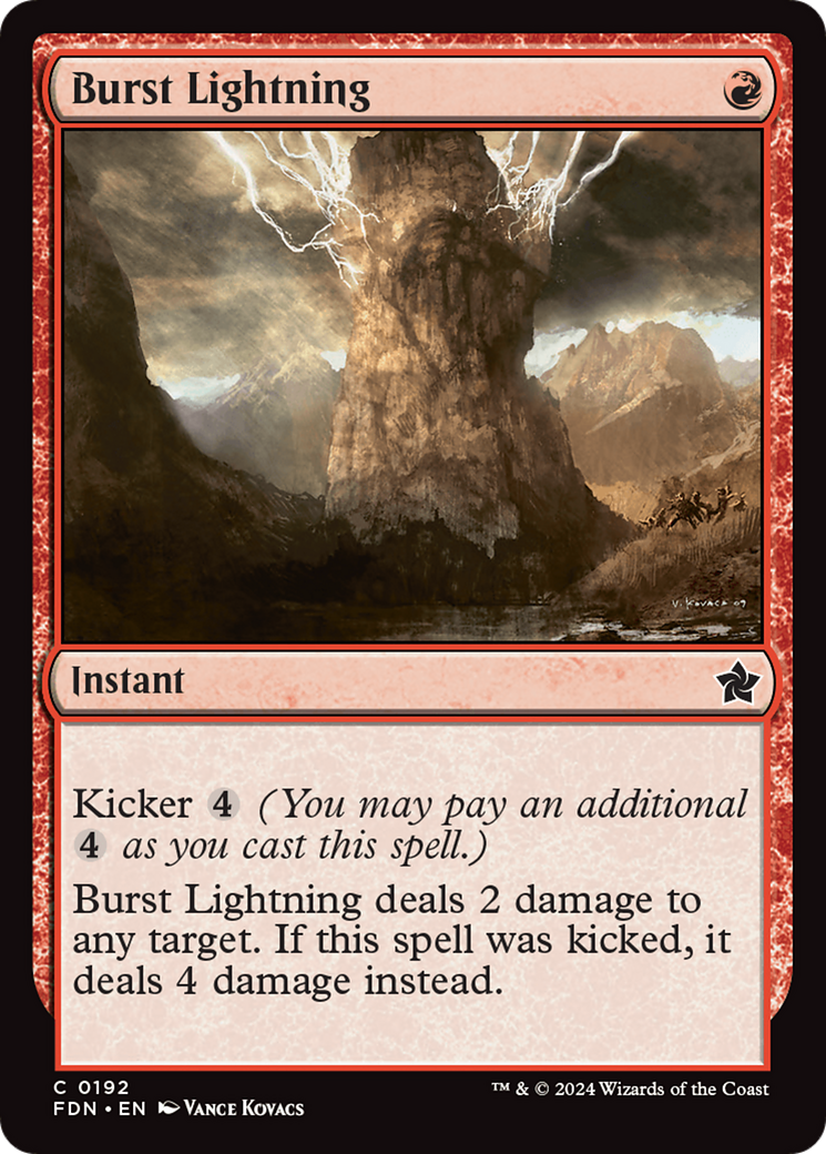 Burst Lightning [Foundations] | Cracking-Singles