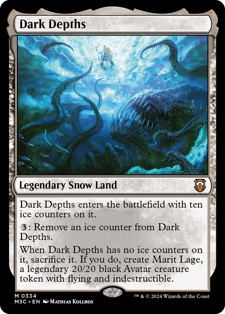 Dark Depths (Ripple Foil) [Modern Horizons 3 Commander] | Cracking-Singles