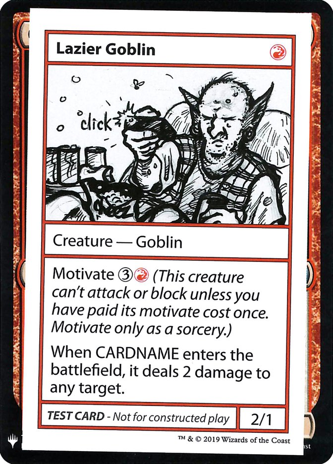 Lazier Goblin [Mystery Booster Playtest Cards] | Cracking-Singles