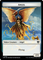 Copy (54) // Angel Double-Sided Token [Commander Masters Tokens] | Cracking-Singles