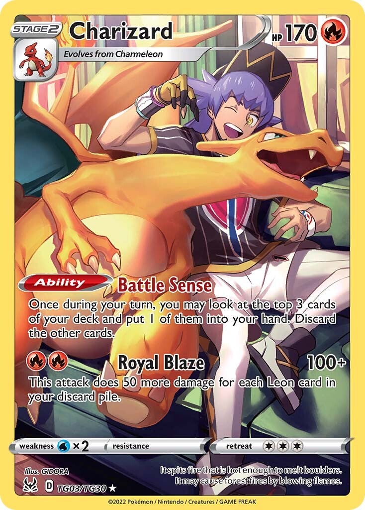 Charizard (TG03/TG30) [Sword & Shield: Lost Origin] | Cracking-Singles