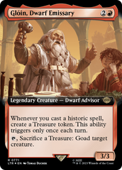 Gloin, Dwarf Emissary (Extended Art) (Surge Foil) [The Lord of the Rings: Tales of Middle-Earth] | Cracking-Singles