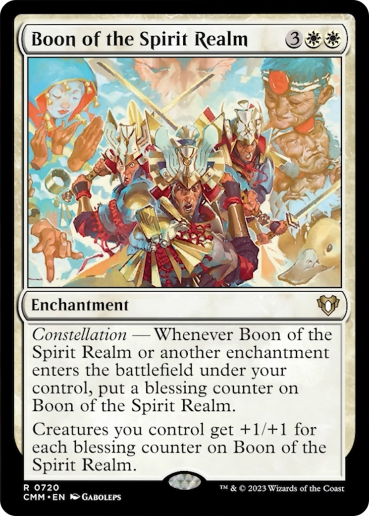 Boon of the Spirit Realm [Commander Masters] | Cracking-Singles