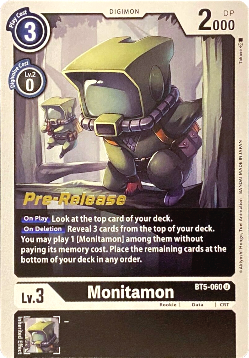 Monitamon [BT5-060] [Battle of Omni Pre-Release Promos] | Cracking-Singles