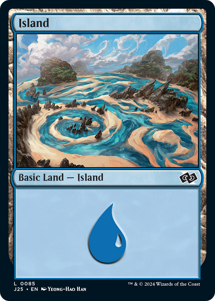 Island (85) [Foundations Jumpstart] | Cracking-Singles