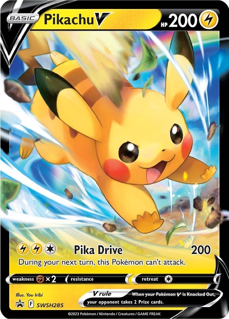 Pikachu V (SWSH285) [Sword & Shield: Black Star Promos] | Cracking-Singles