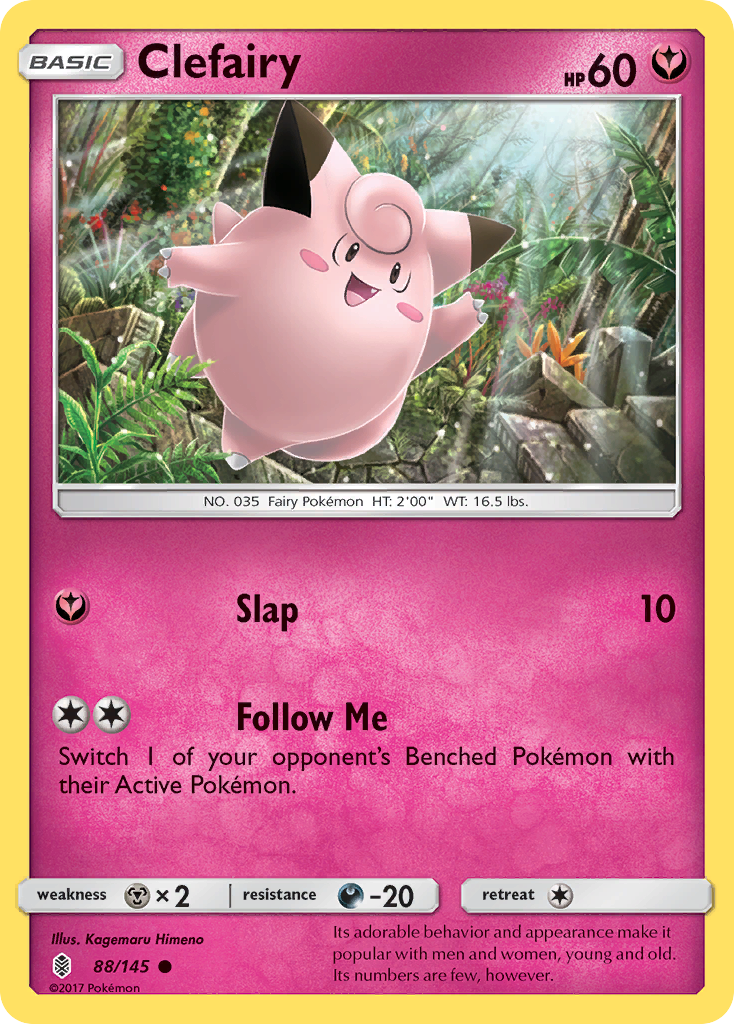 Clefairy (88/145) [Sun & Moon: Guardians Rising] | Cracking-Singles