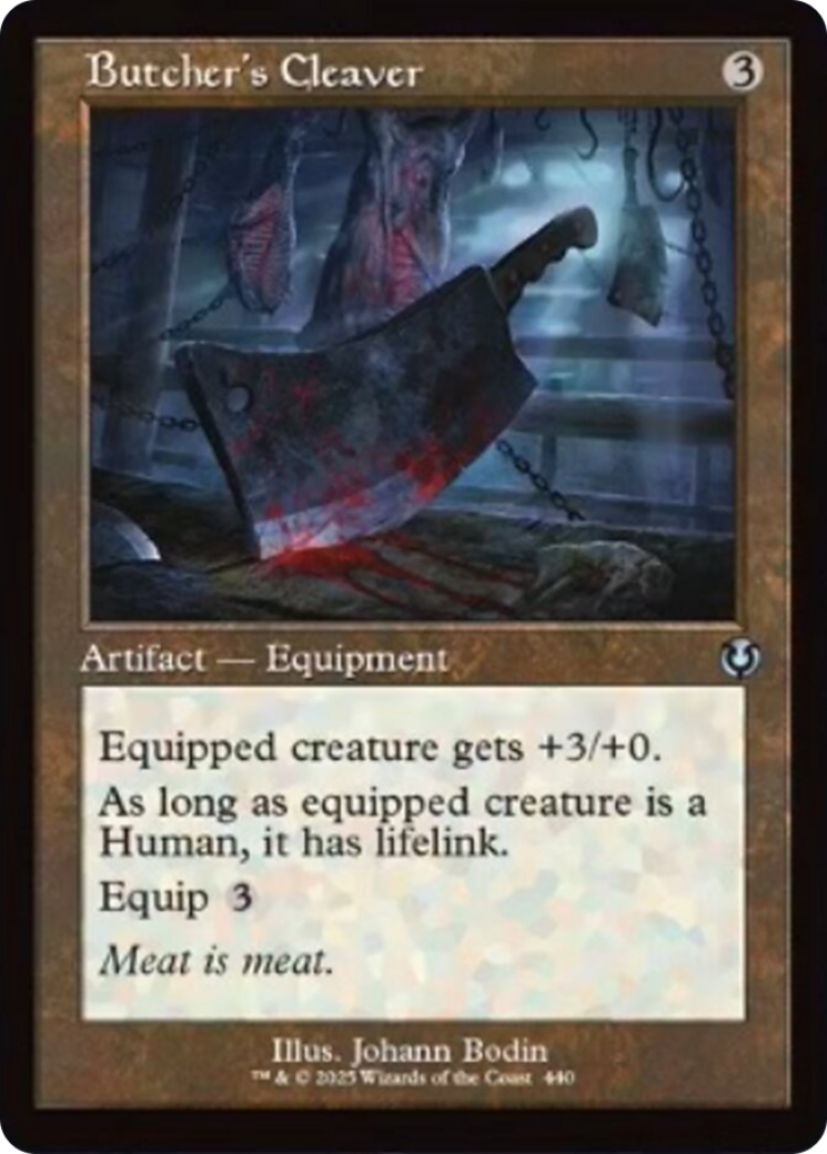 Butcher's Cleaver (Retro Frame) [Innistrad Remastered] | Cracking-Singles