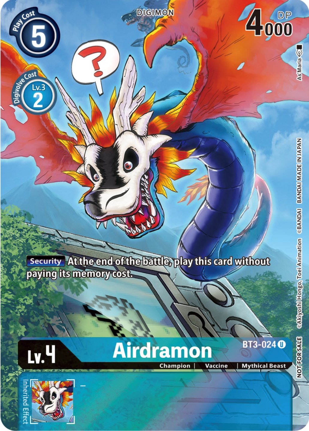 Airdramon [BT3-024] (25th Special Memorial Pack) [Release Special Booster Promos] | Cracking-Singles