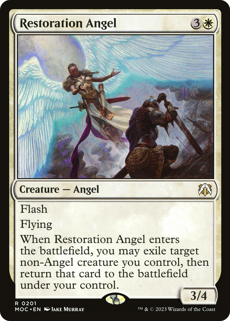 Restoration Angel [March of the Machine Commander] | Cracking-Singles