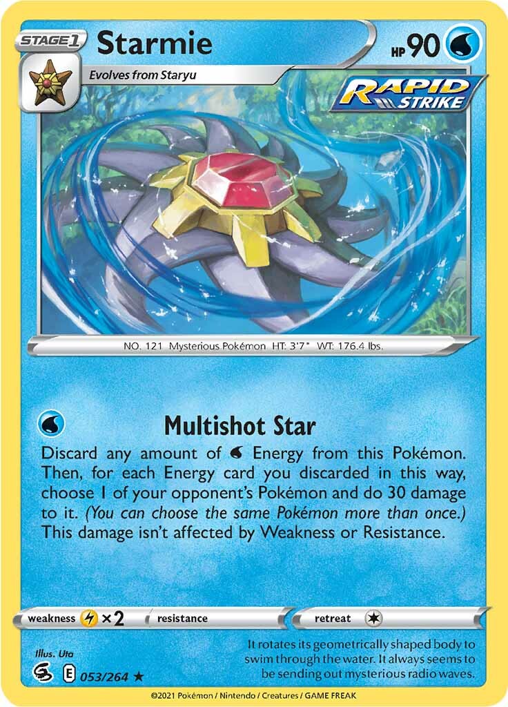 Starmie (053/264) [Sword & Shield: Fusion Strike] | Cracking-Singles