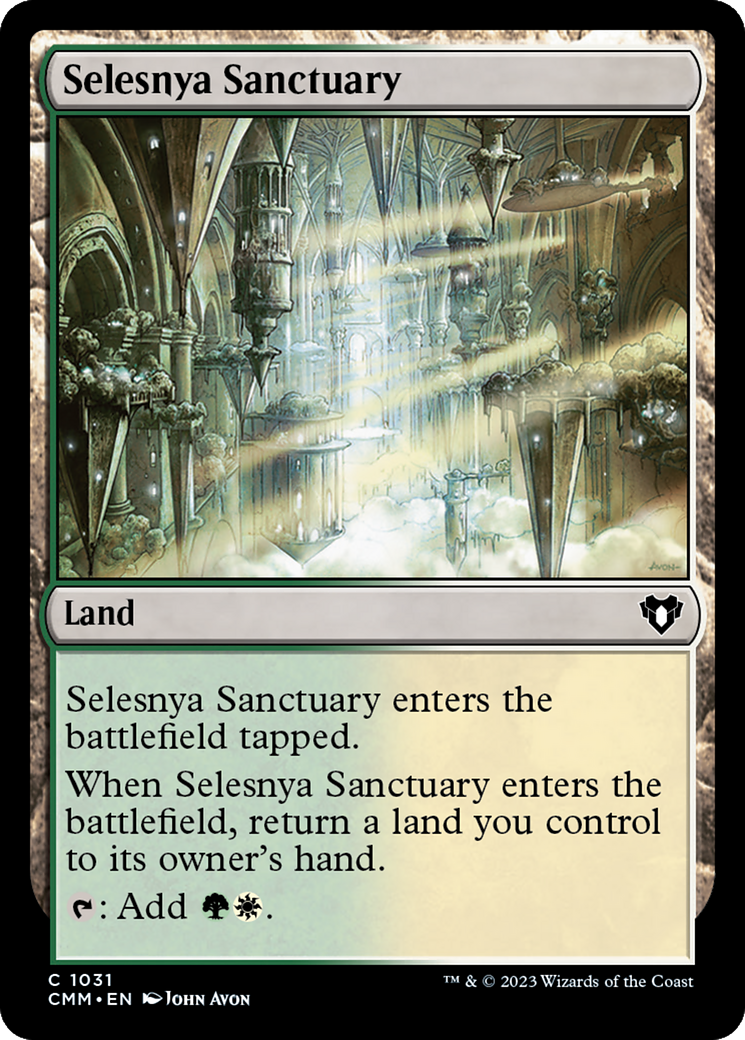 Selesnya Sanctuary [Commander Masters] | Cracking-Singles