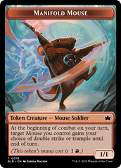 Sword // Manifold Mouse Double-Sided Token [Bloomburrow Tokens] | Cracking-Singles