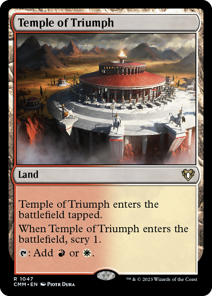 Temple of Triumph [Commander Masters] | Cracking-Singles