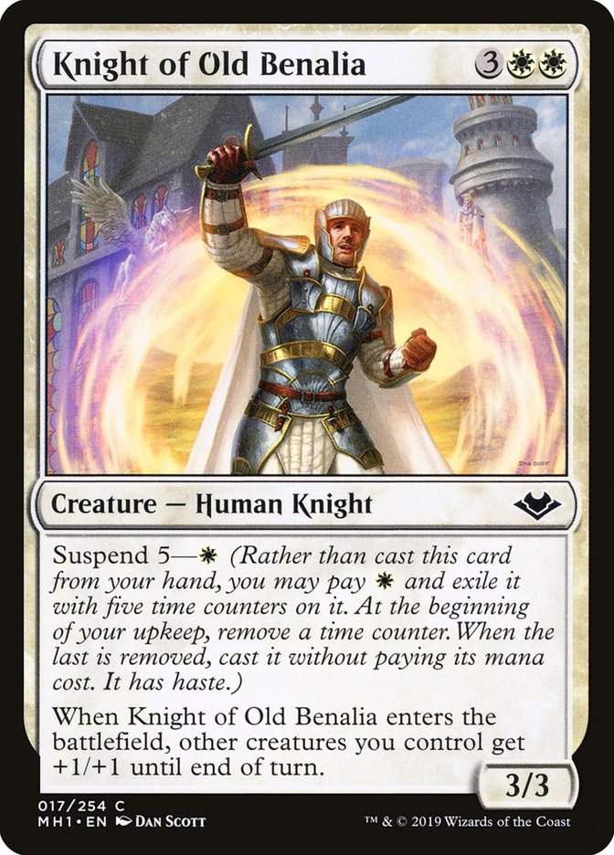 Knight of Old Benalia [Modern Horizons] | Cracking-Singles