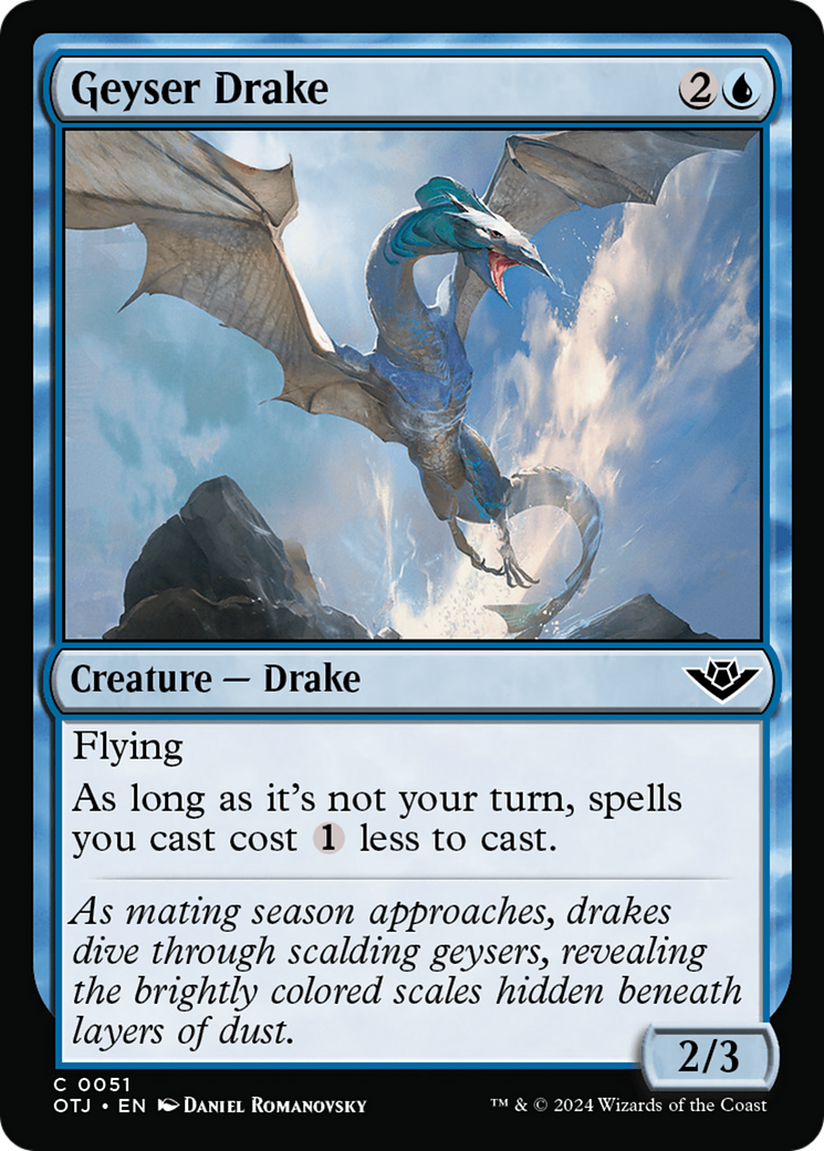 Geyser Drake [Outlaws of Thunder Junction] | Cracking-Singles