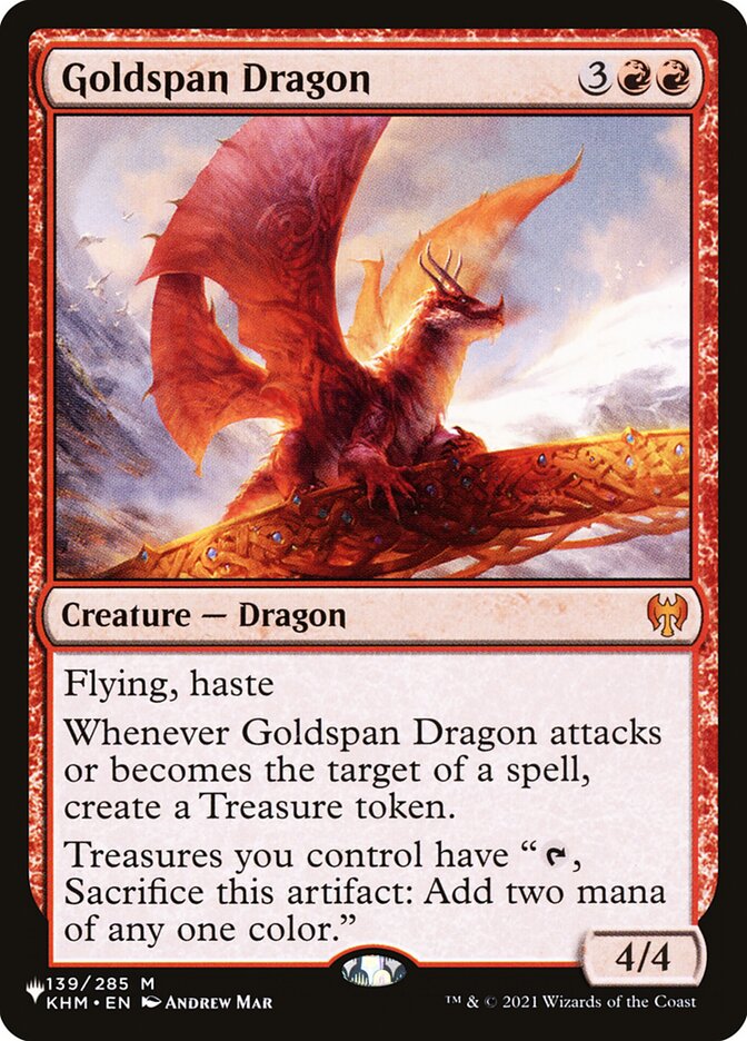 Goldspan Dragon [The List] | Cracking-Singles