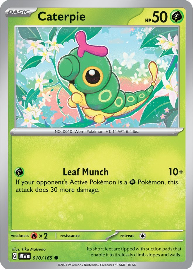 Caterpie (010/165) [Scarlet & Violet: 151] | Cracking-Singles