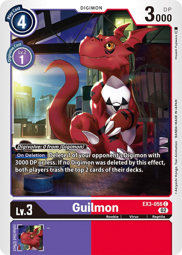 Guilmon [EX3-056] [Draconic Roar] | Cracking-Singles