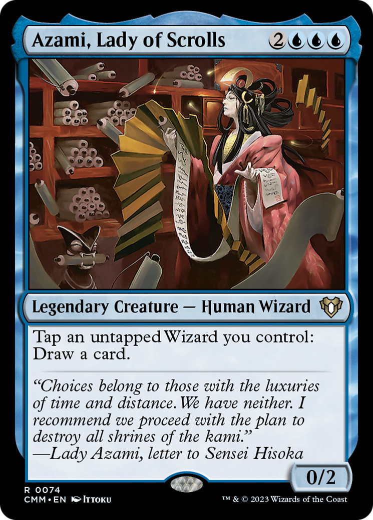 Azami, Lady of Scrolls [Commander Masters] | Cracking-Singles