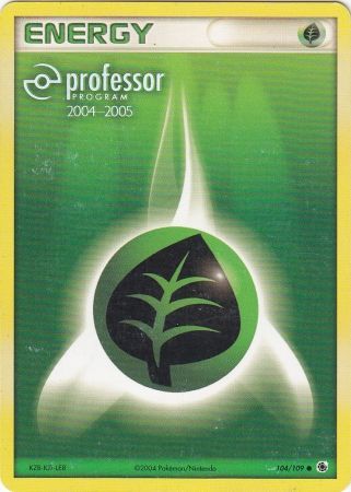 Grass Energy (104/109) (2004 2005) [Professor Program Promos] | Cracking-Singles