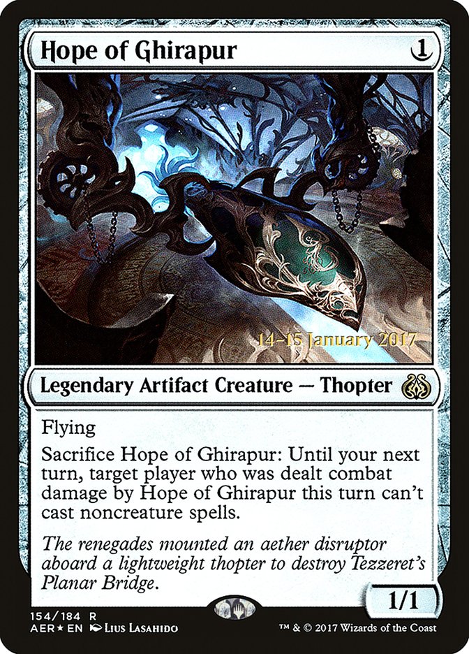 Hope of Ghirapur [Aether Revolt Prerelease Promos] | Cracking-Singles