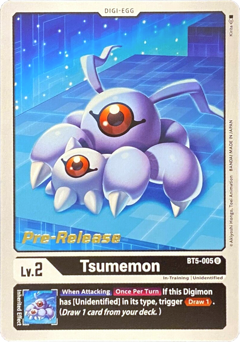 Tsumemon [BT5-005] [Battle of Omni Pre-Release Promos] | Cracking-Singles