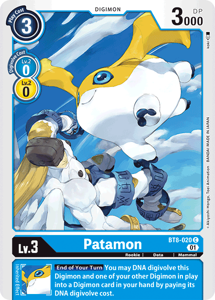 Patamon [BT8-020] [New Awakening] | Cracking-Singles