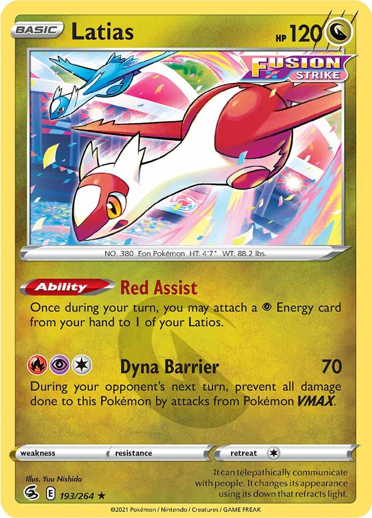 Latias (193/264) [Sword & Shield: Fusion Strike] | Cracking-Singles