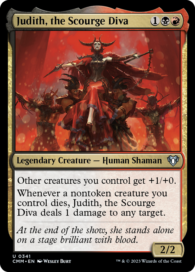 Judith, the Scourge Diva [Commander Masters] | Cracking-Singles