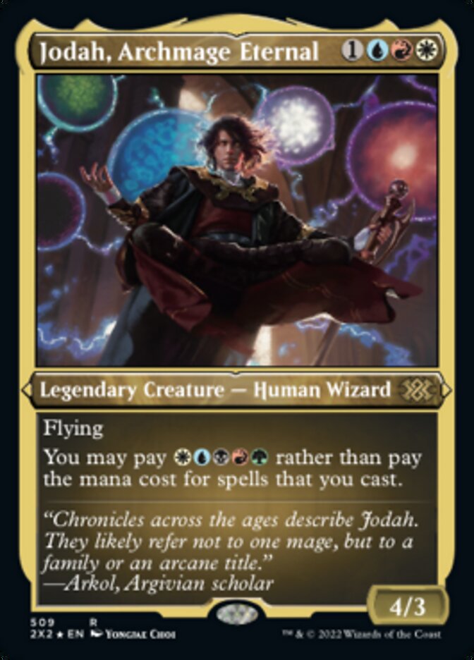 Jodah, Archmage Eternal (Foil Etched) [Double Masters 2022] | Cracking-Singles