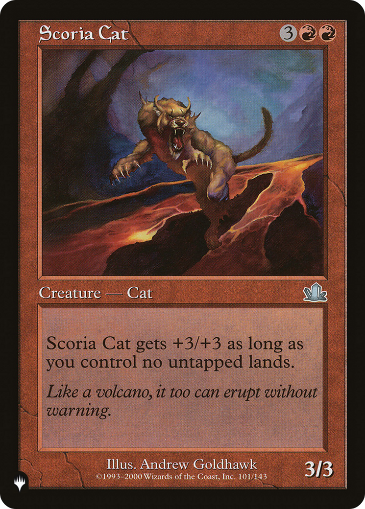 Scoria Cat [The List Reprints] | Cracking-Singles