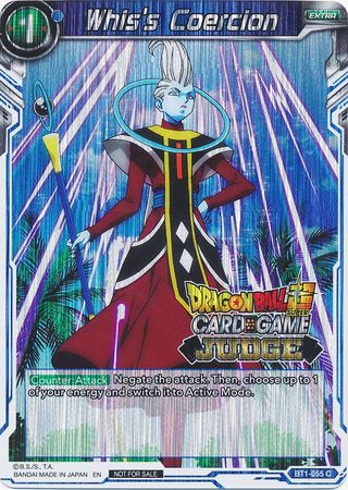 Whis's Coercion (BT1-055) [Judge Promotion Cards] | Cracking-Singles