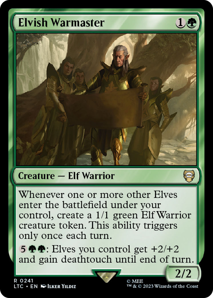 Elvish Warmaster [The Lord of the Rings: Tales of Middle-Earth Commander] | Cracking-Singles