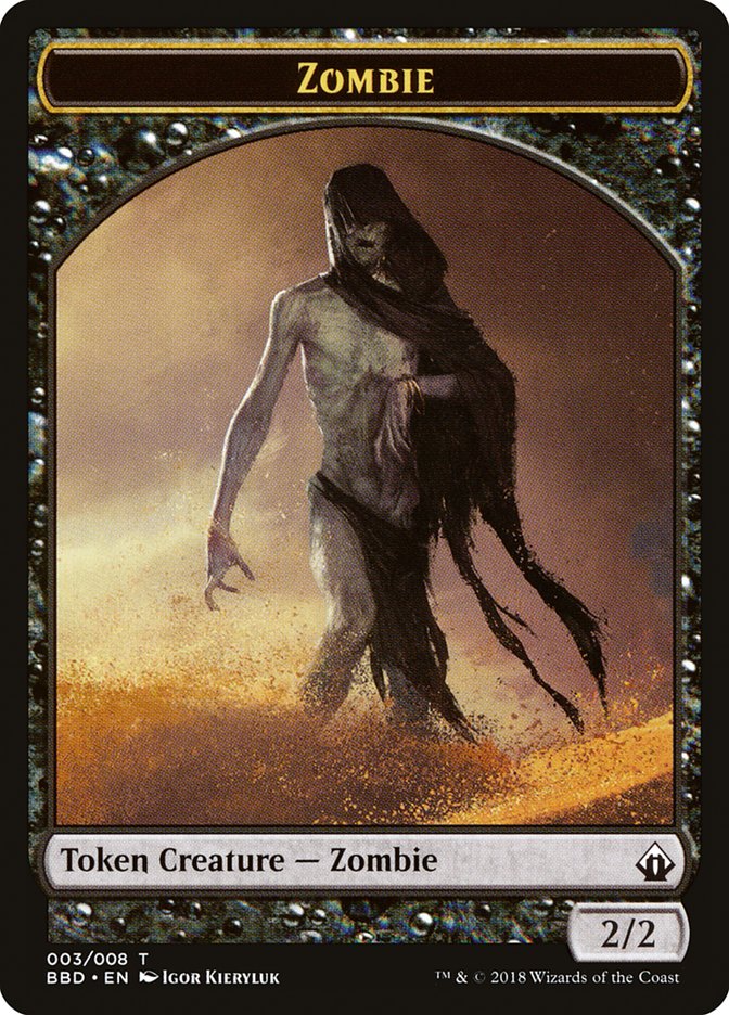 Zombie Token [Battlebond Tokens] | Cracking-Singles