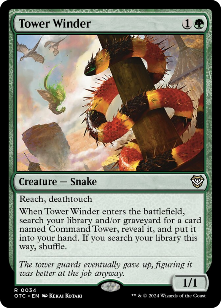 Tower Winder [Outlaws of Thunder Junction Commander] | Cracking-Singles