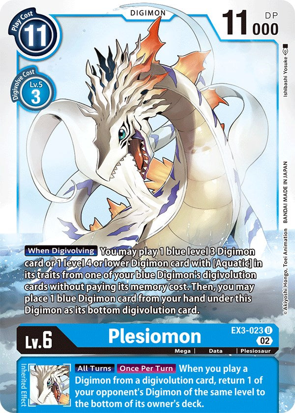 Plesiomon [EX3-023] [Draconic Roar] | Cracking-Singles