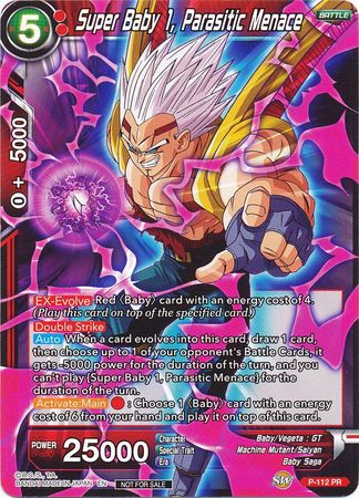 Super Baby 1, Parasitic Menace (Power Booster) (P-112) [Promotion Cards] | Cracking-Singles