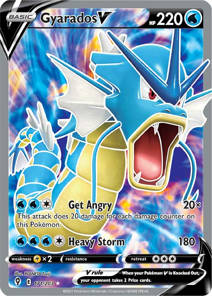 Gyarados V (171/203) [Sword & Shield: Evolving Skies] | Cracking-Singles