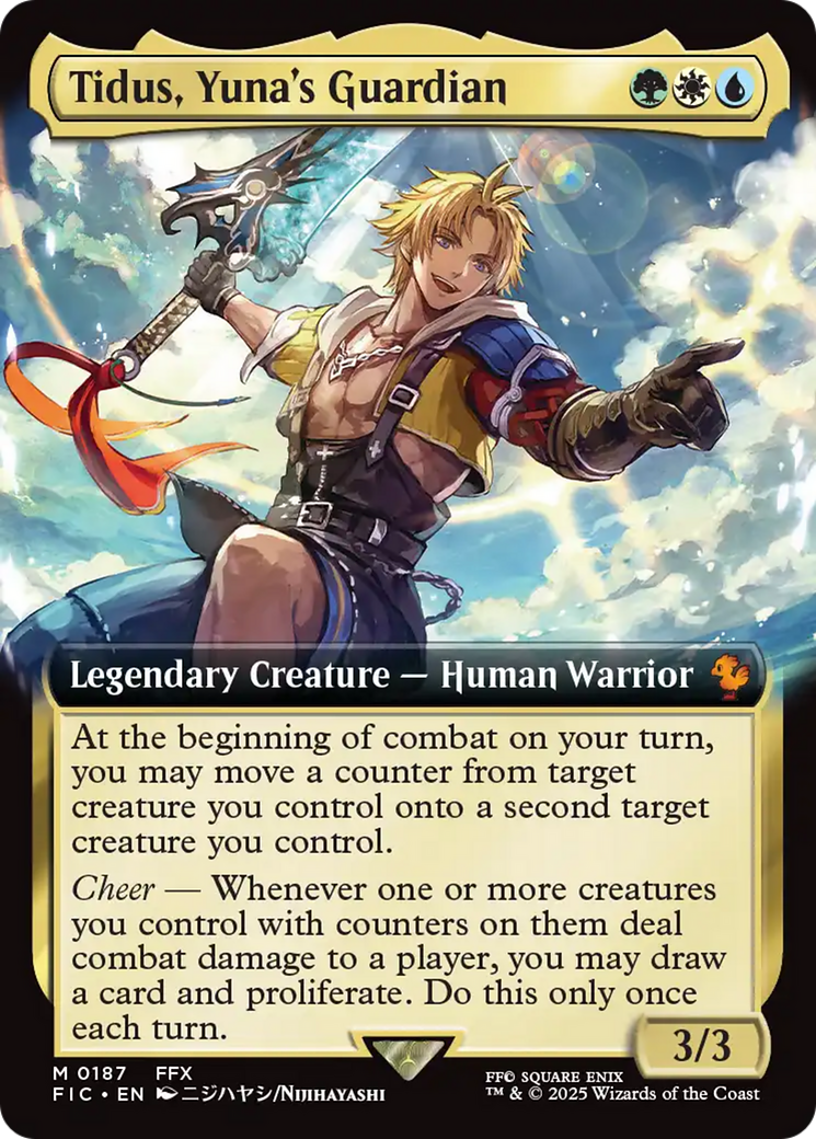 Tidus, Yuna's Guardian (Extended Art) [FINAL FANTASY Commander] | Cracking-Singles