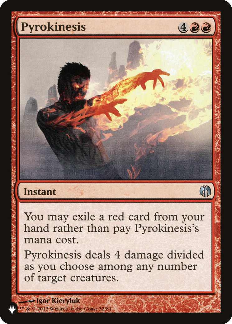 Pyrokinesis [The List] | Cracking-Singles