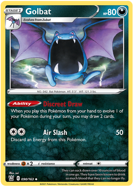 Golbat (090/163) [Sword & Shield: Battle Styles] | Cracking-Singles