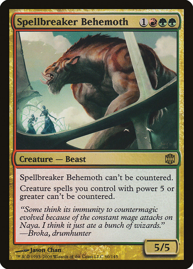 Spellbreaker Behemoth (Oversized) [Oversize Cards] | Cracking-Singles