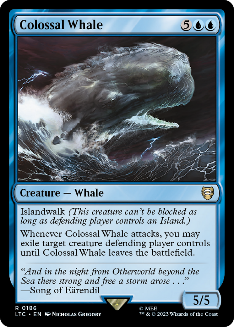 Colossal Whale [The Lord of the Rings: Tales of Middle-Earth Commander] | Cracking-Singles