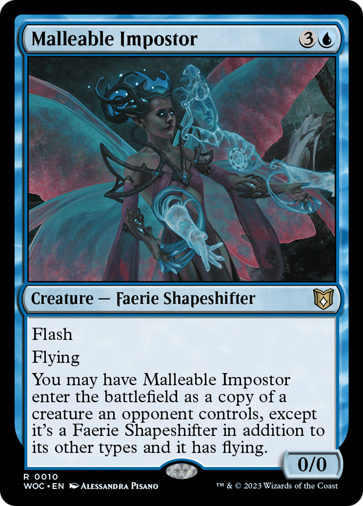 Malleable Impostor [Wilds of Eldraine Commander] | Cracking-Singles